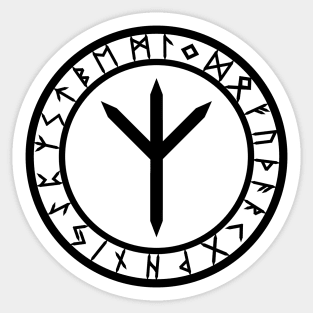 Rune I /// Rune Circle Sticker